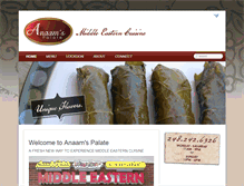 Tablet Screenshot of anaamspalate.com